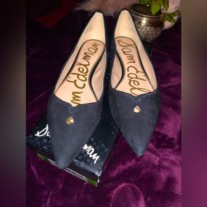 Size 11 Sam Edelman Black Suede Flats